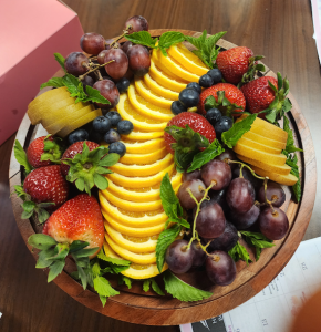 Mobile caterer platter High Desert CA.