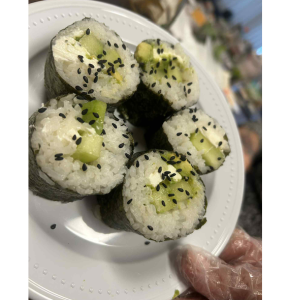 Mobile caterer sushi platter High Desert CA.