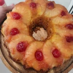 Mobile catering upside down pineapple cake High Desert CA.